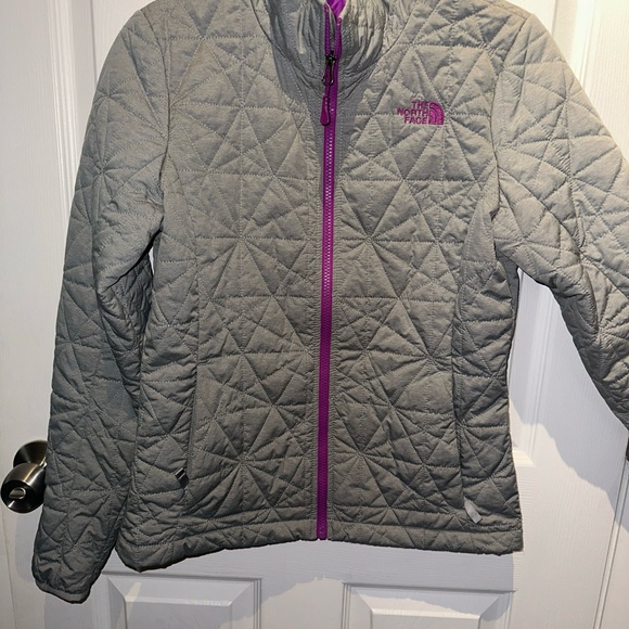 The North Face Womens Tamburello Jacket Heather Grey /Purple Size Small NWOT - Picture 6 of 8